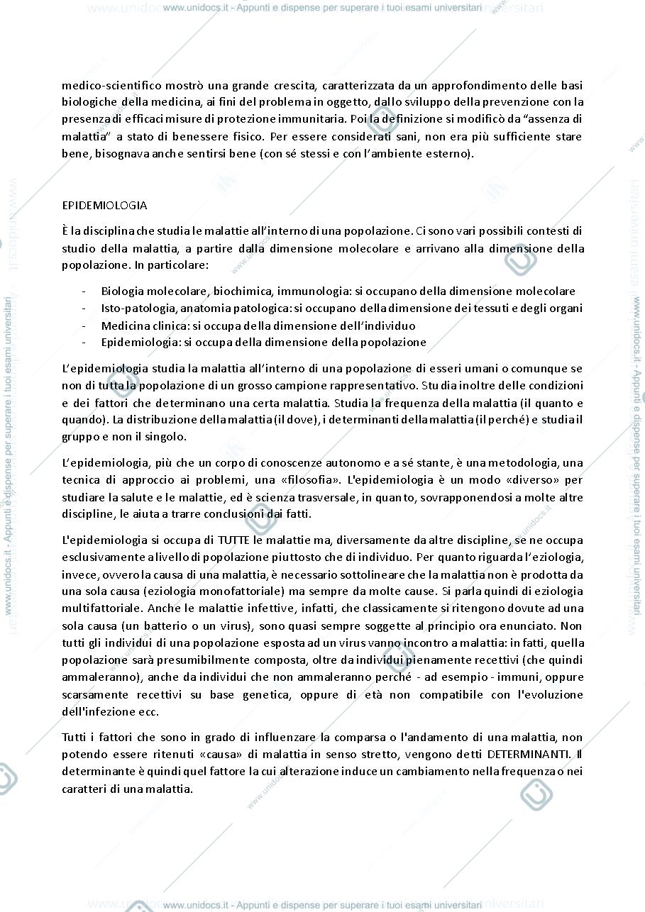 Anteprima pagina 2 — Igiene 1 anno infermieristica