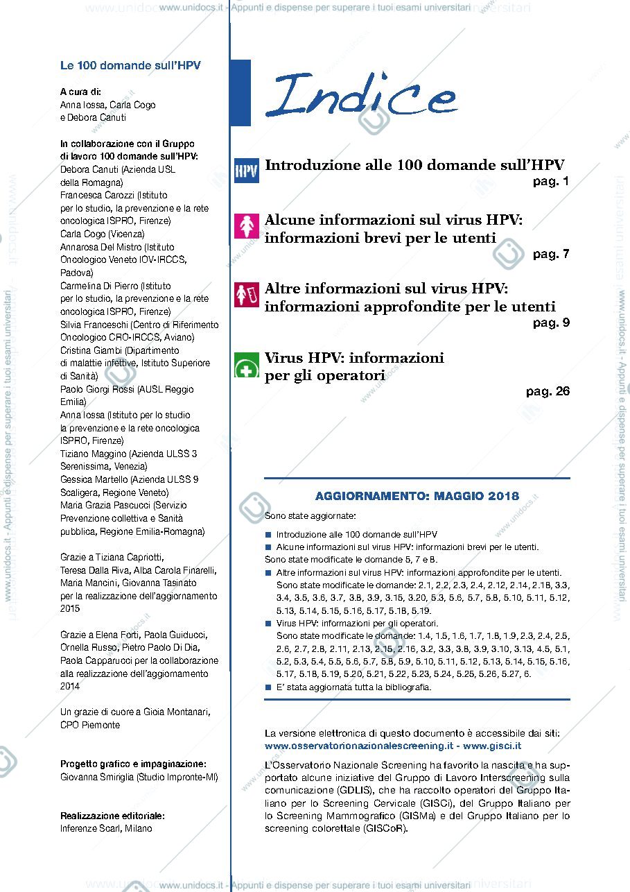 Anteprima pagina 2 — Hpv