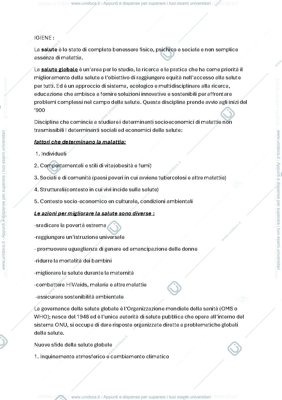 Anteprima pagina 1 — igiene generale e applicata 