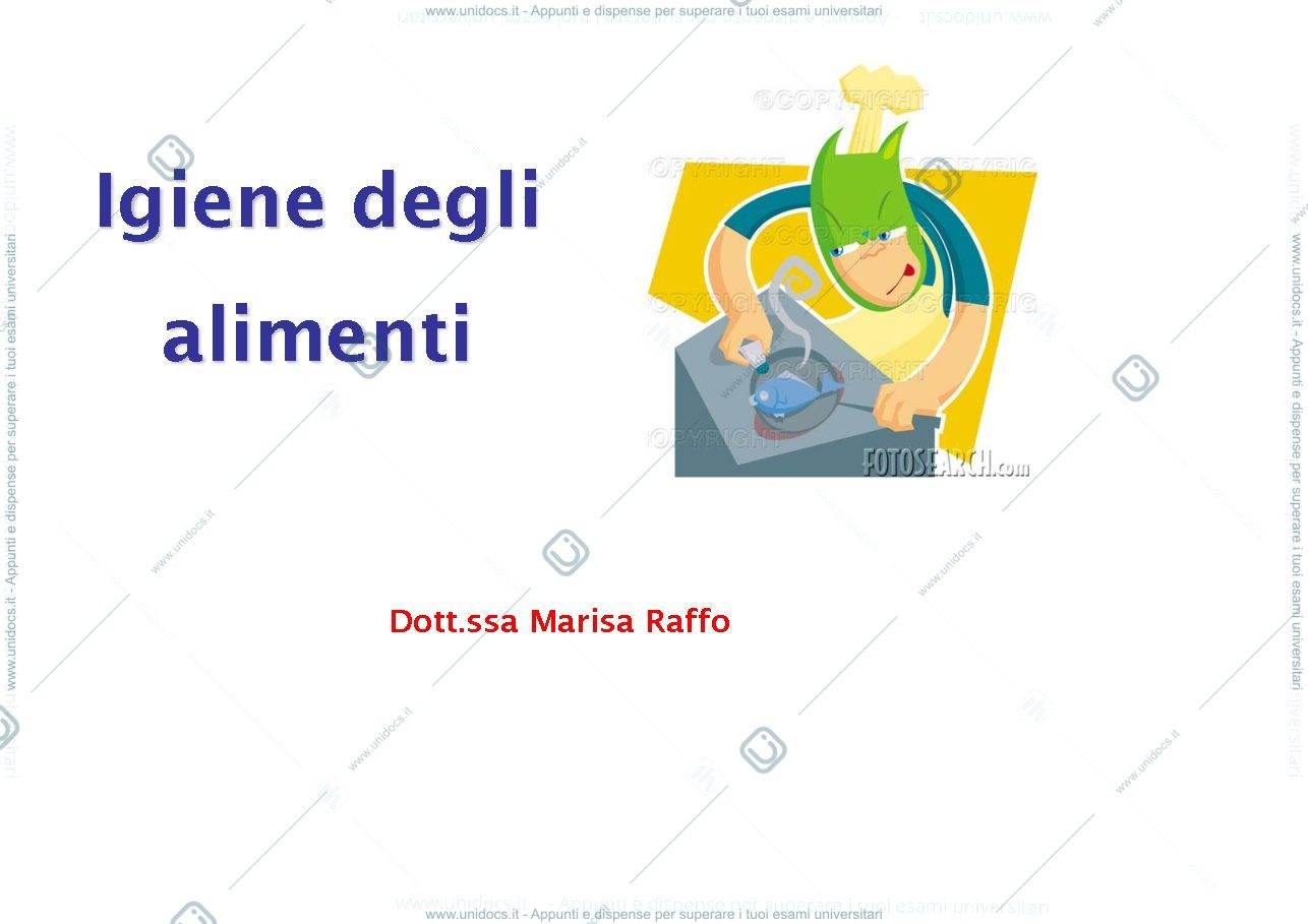 Anteprima pagina 1 — ALIMENTI
