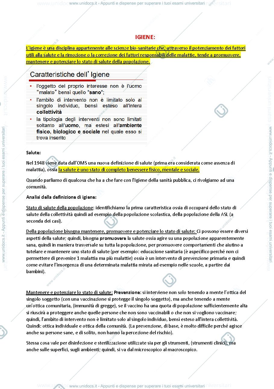 Anteprima pagina 1 — Igiene