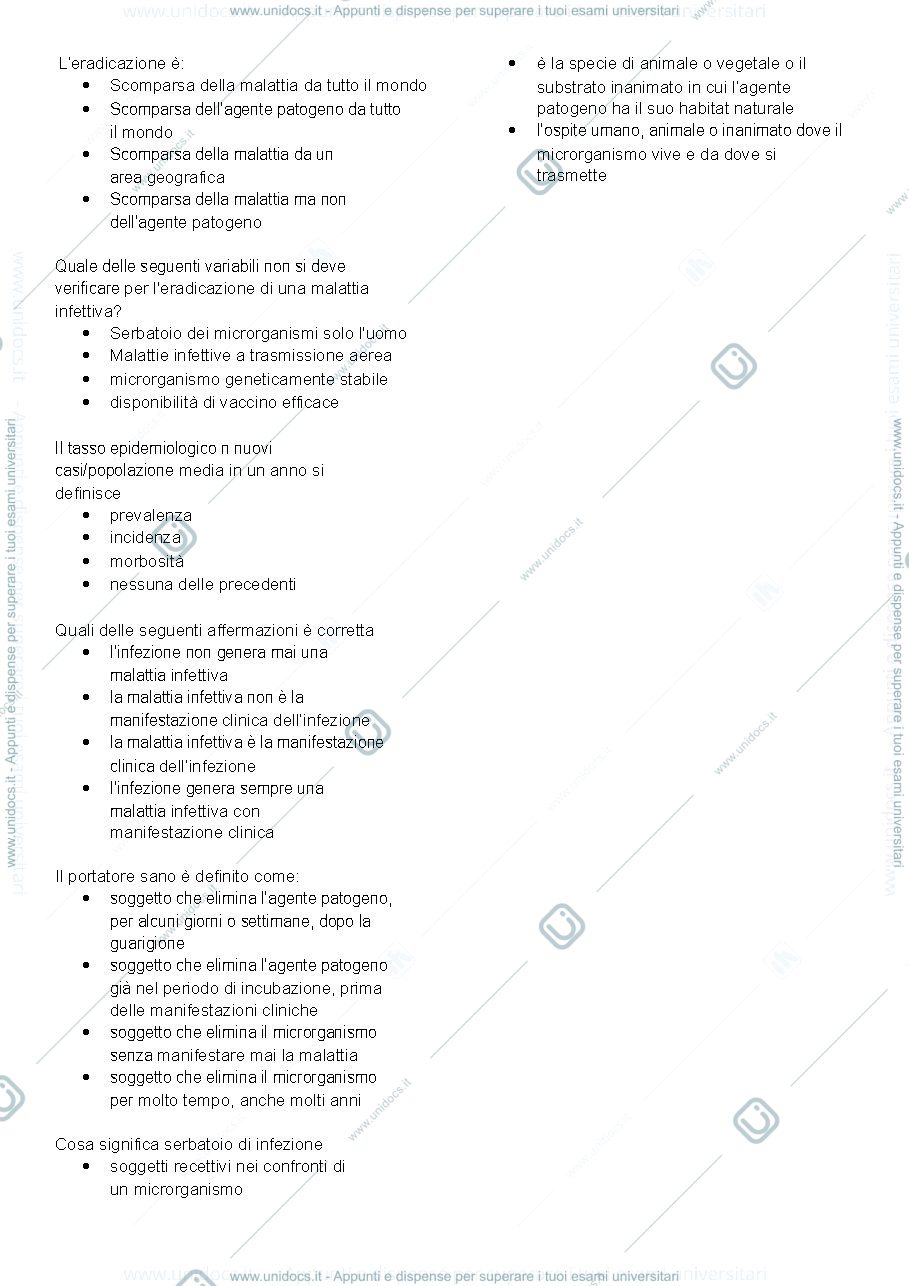 Anteprima pagina 1 — domande di igene