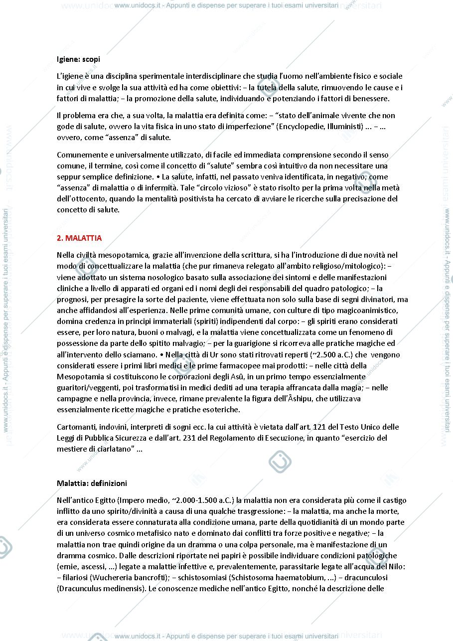 Anteprima pagina 2 — appunti Igiene