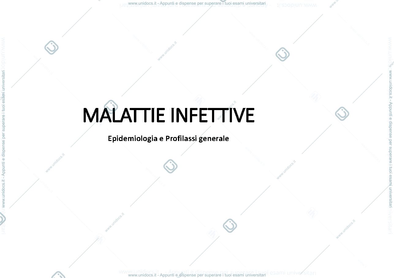 Anteprima pagina 1 — malattie infettive