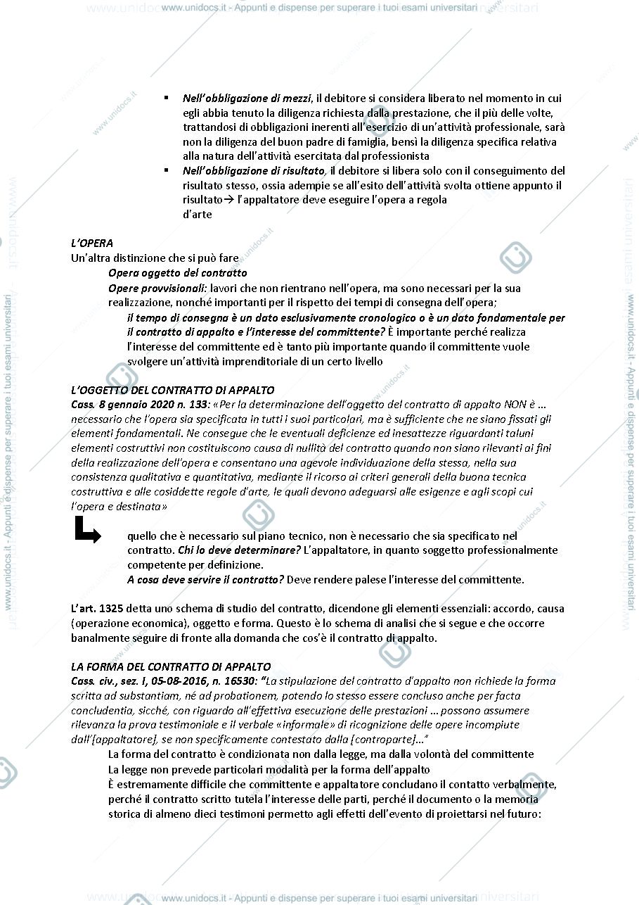 Anteprima pagina 2 — Il contratto di appalto