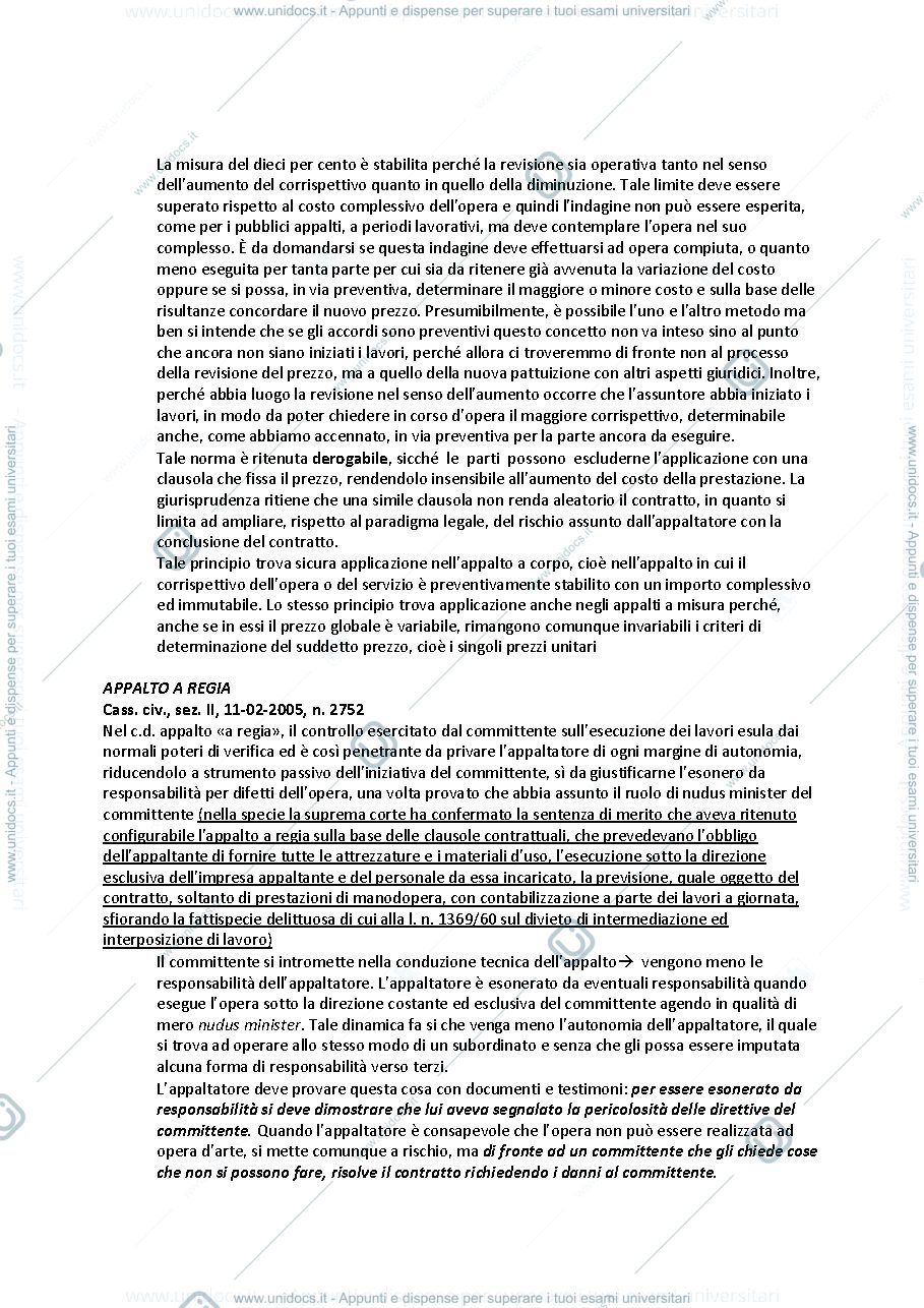 Anteprima pagina 4 — Il contratto di appalto
