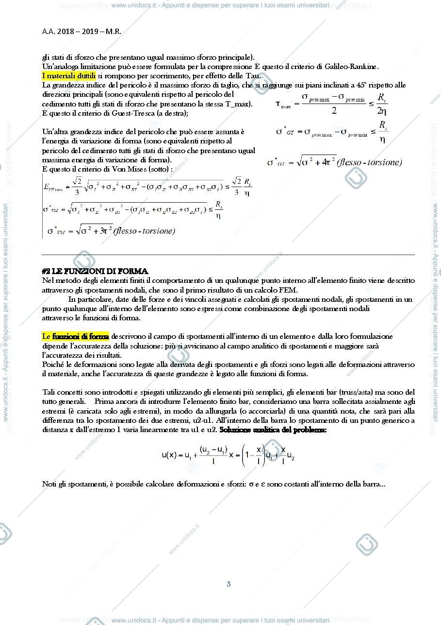 Anteprima pagina 3 — Il metodo degli elementi finiti (FEM) per l'analisi dei prodotti industriali