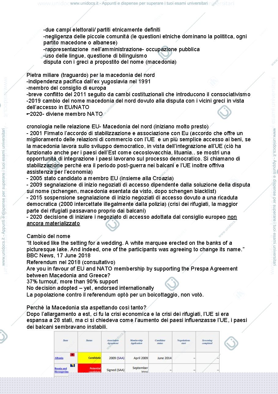Anteprima pagina 2 — Lezione regioneurope macedonia appunti