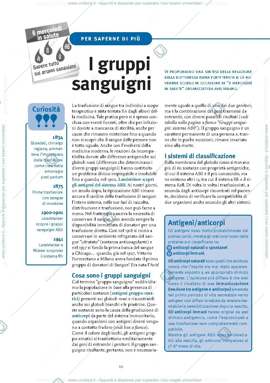 Anteprima pagina 1 — gruppi sanguigni