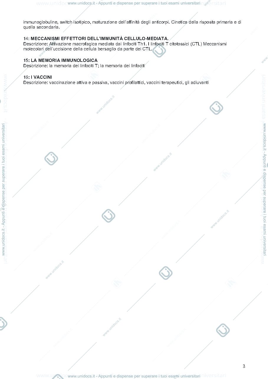 Anteprima pagina 3 — Immunologia