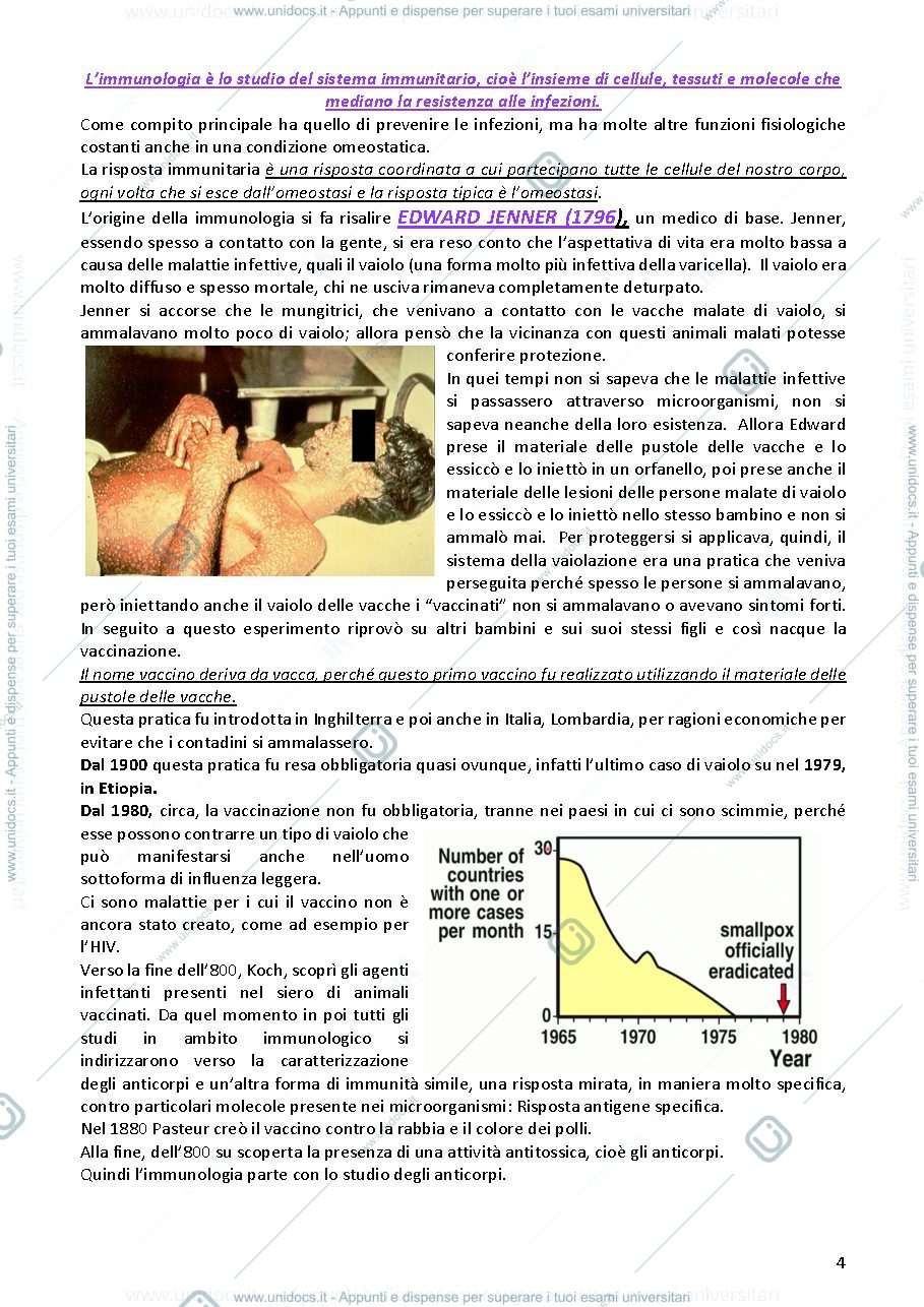 Anteprima pagina 4 — Immunologia
