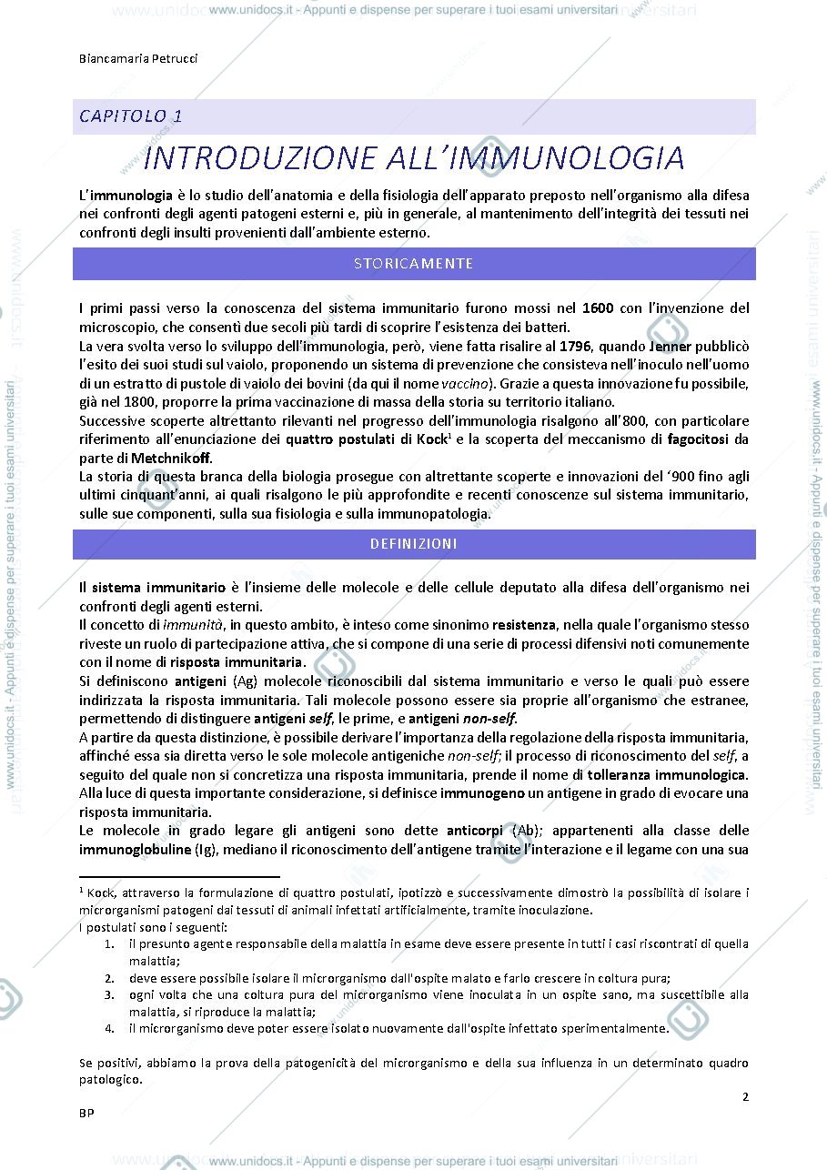 Anteprima pagina 3 — Immunologia