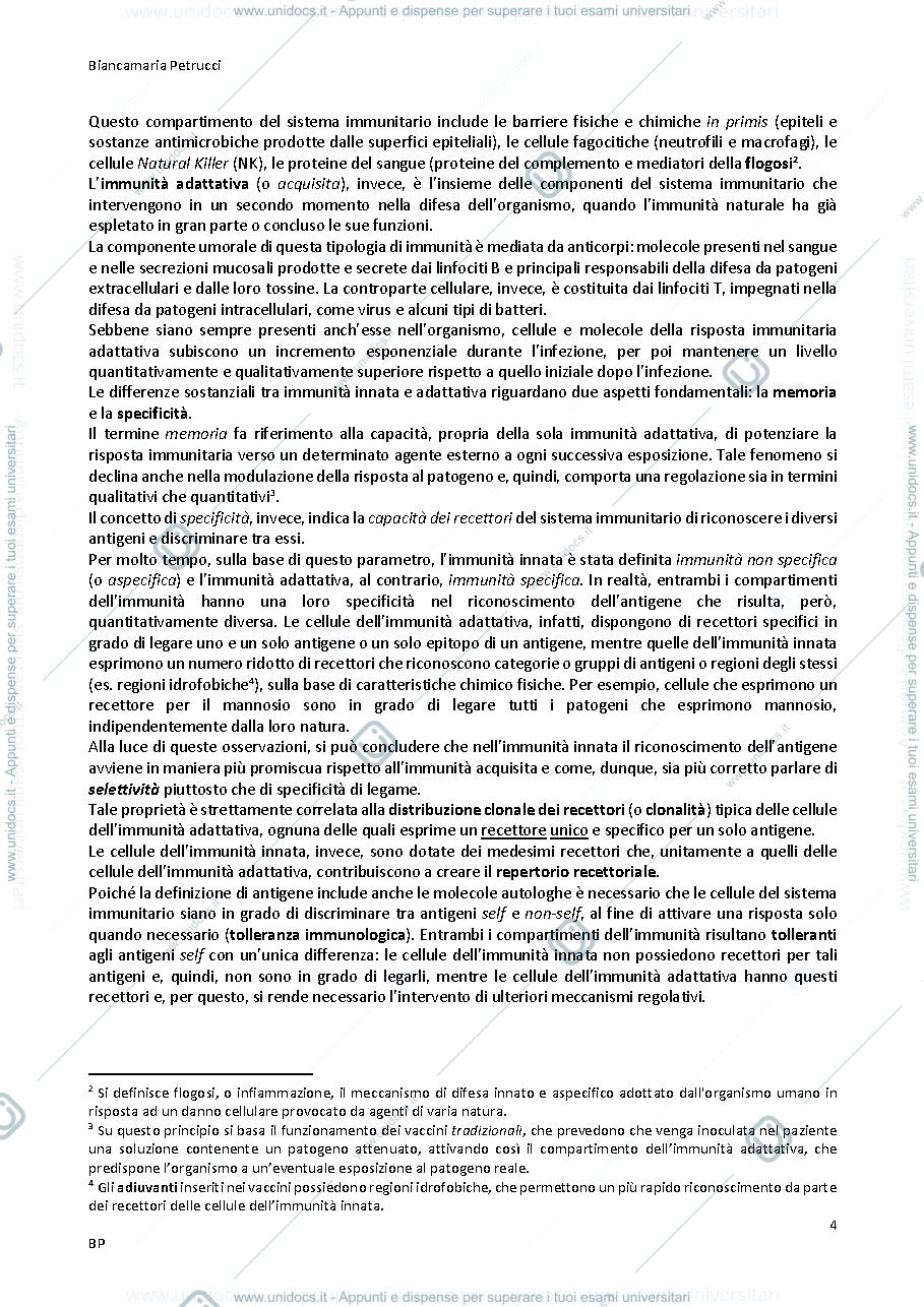 Anteprima pagina 5 — Immunologia