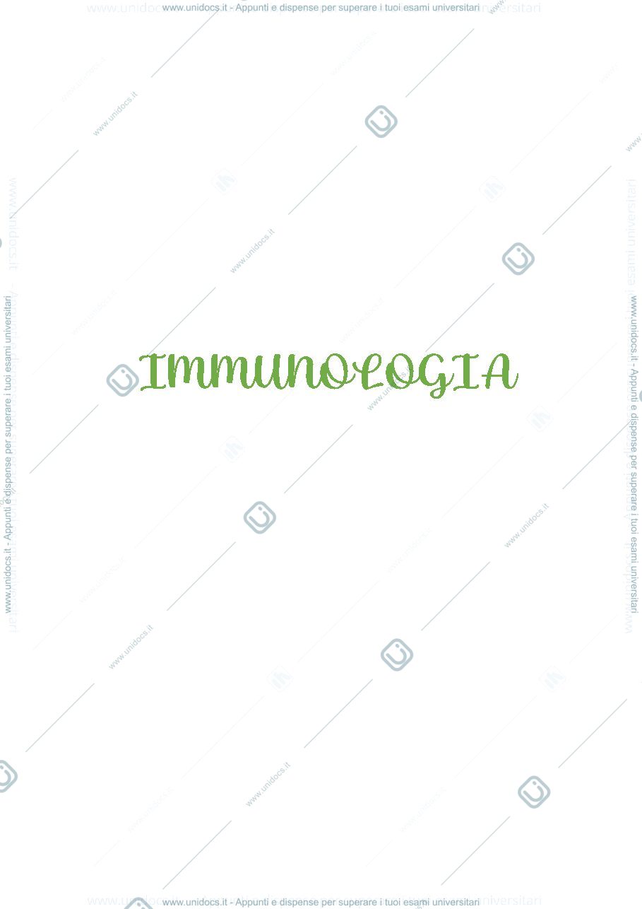 Anteprima pagina 1 — Immunologia