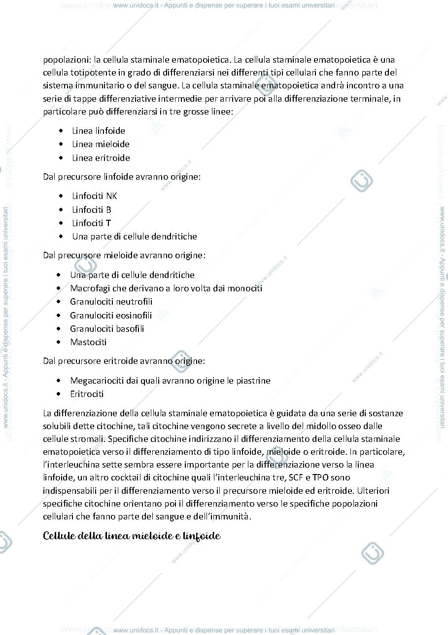 Anteprima pagina 5 — Immunologia