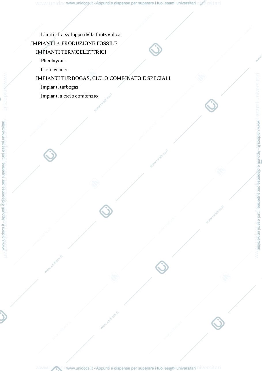 Anteprima pagina 4 — Riassunti Impianti di Produzione dell’Energia Elettrica