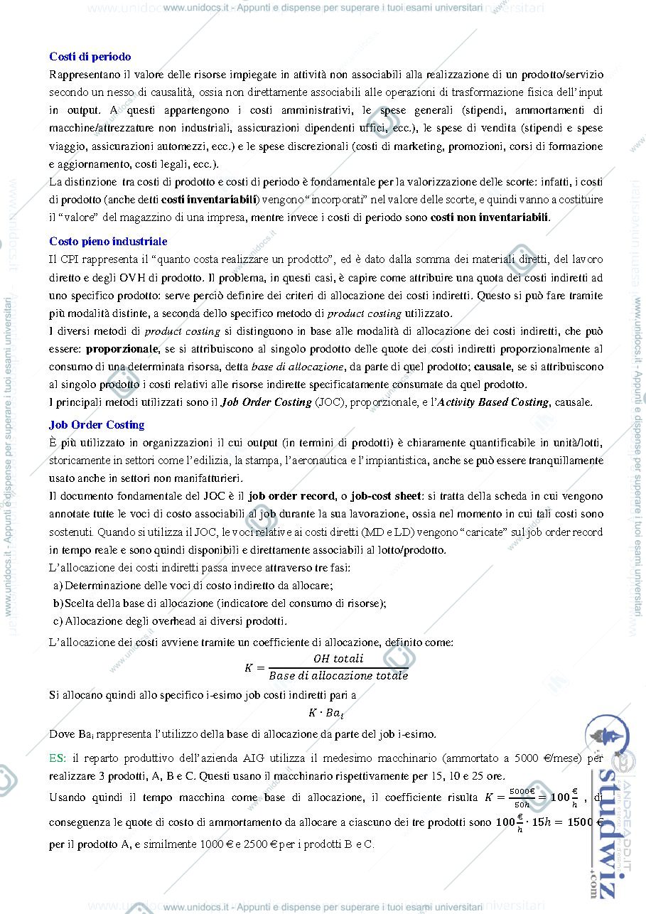 Anteprima pagina 2 — appunti del corso