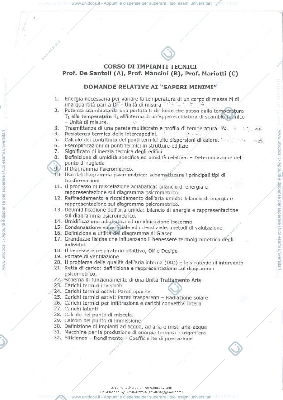 Anteprima pagina 2 — Appunti impianti tecnici