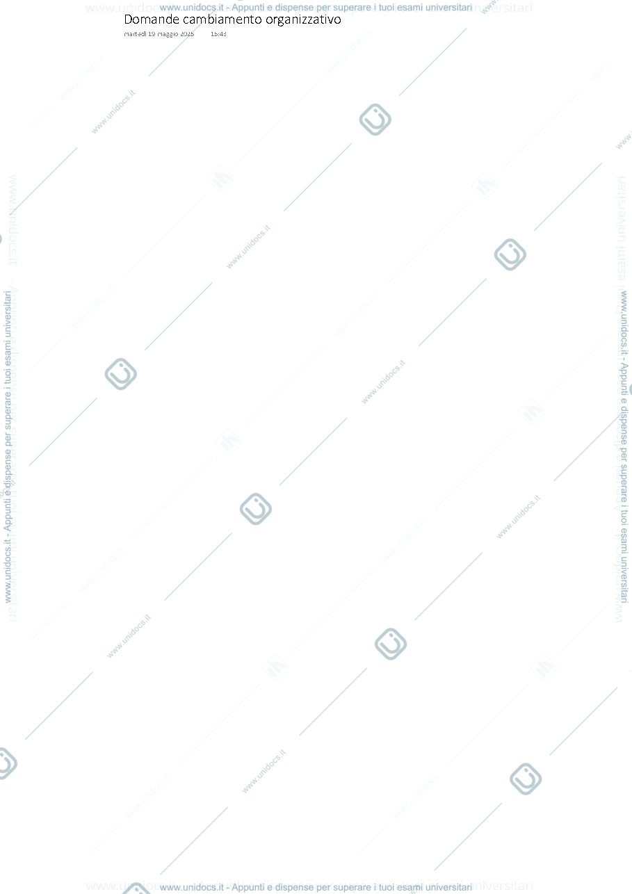 Anteprima pagina 1 — Risposte domande esame cap 1-2