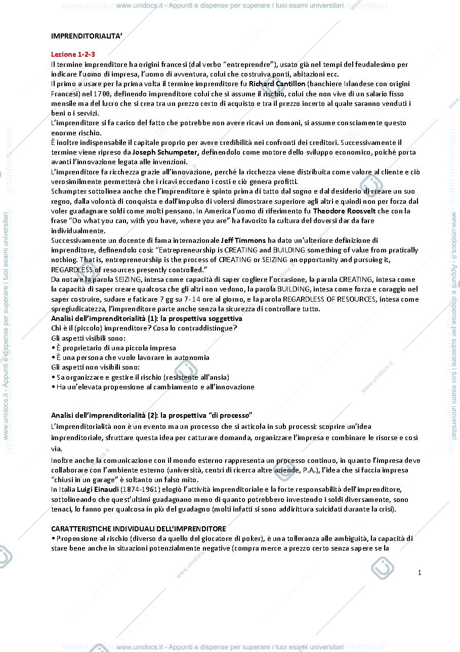 Anteprima pagina 1 — imprenditorialità