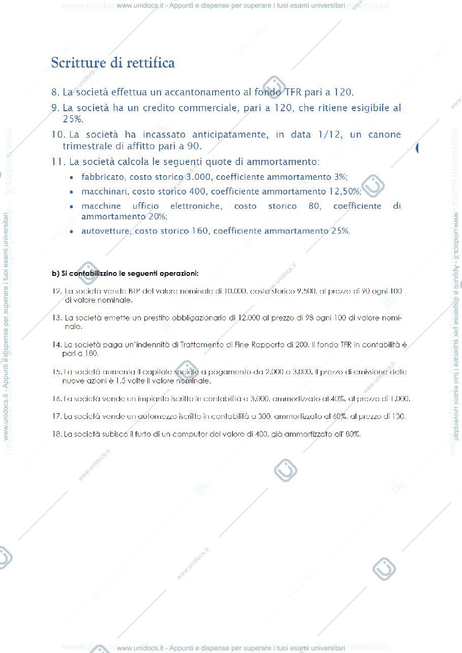Anteprima pagina 2 — esercizi per esame