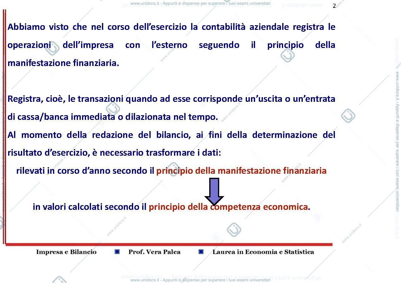 Anteprima pagina 2 — impresa e bilancio