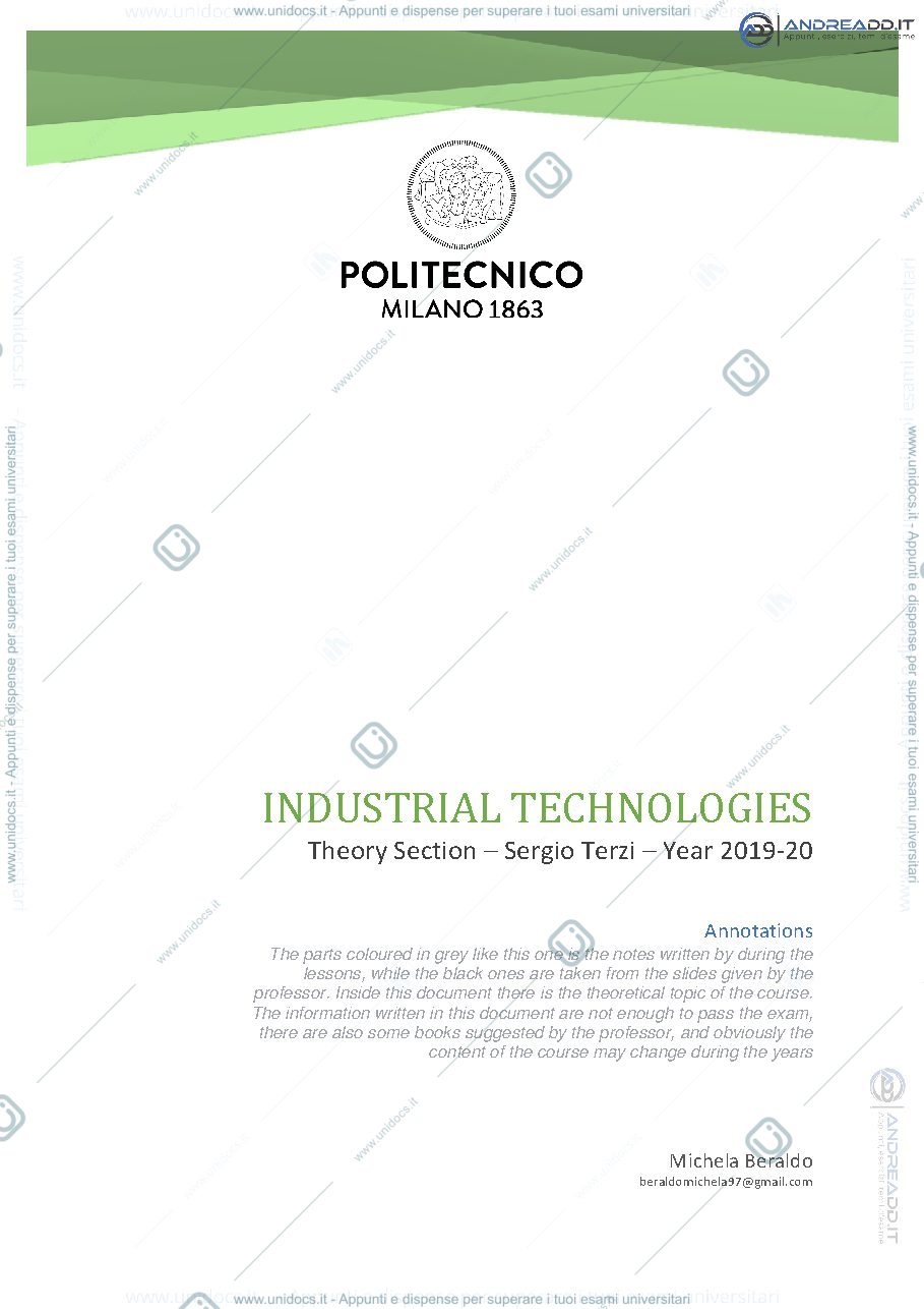 Anteprima pagina 1 — INDUSTRIAL TECHNOLOGIES