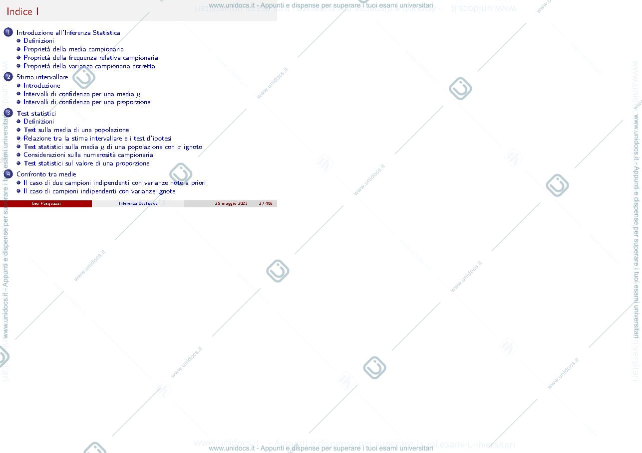Anteprima pagina 2 — inferenza statitisca