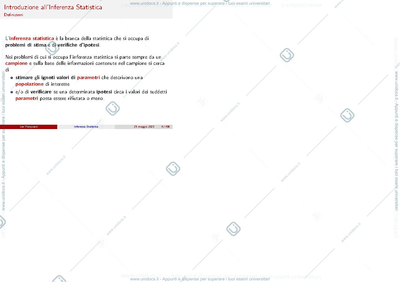 Anteprima pagina 4 — inferenza statitisca