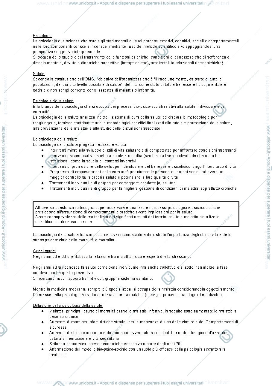 Anteprima pagina 1 — psicologia 