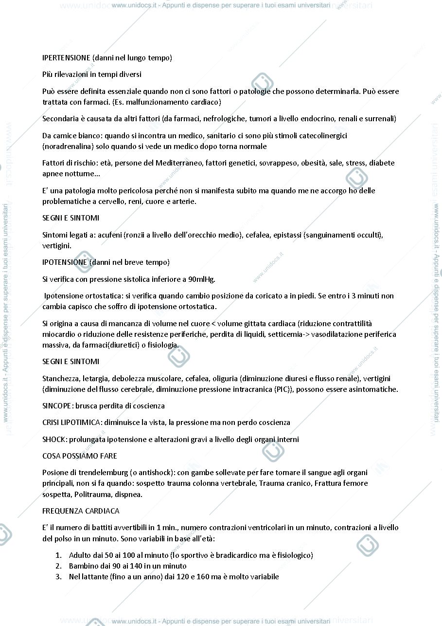 Anteprima pagina 2 — Parametri vitali 