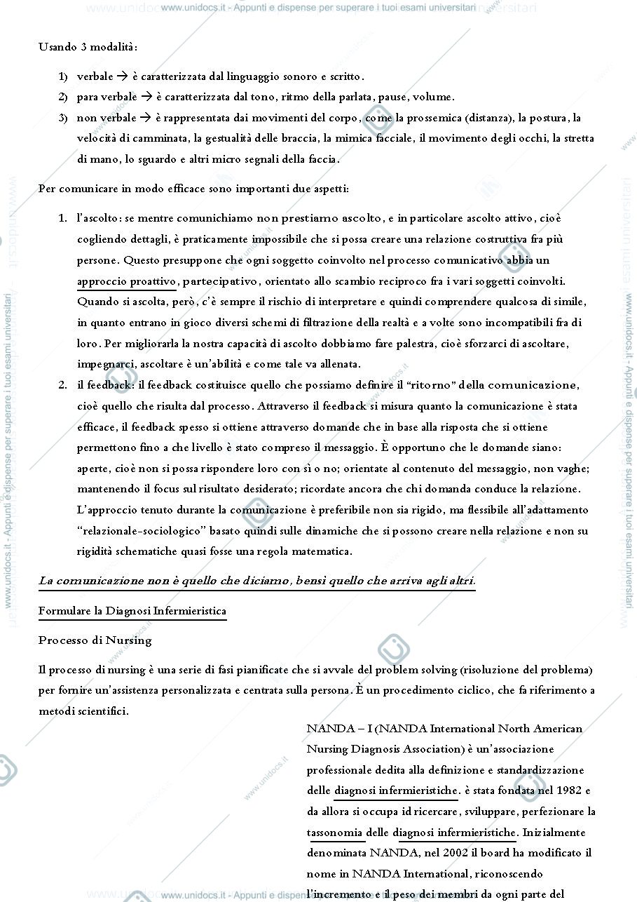 Anteprima pagina 3 — Infermieristica clinica I
