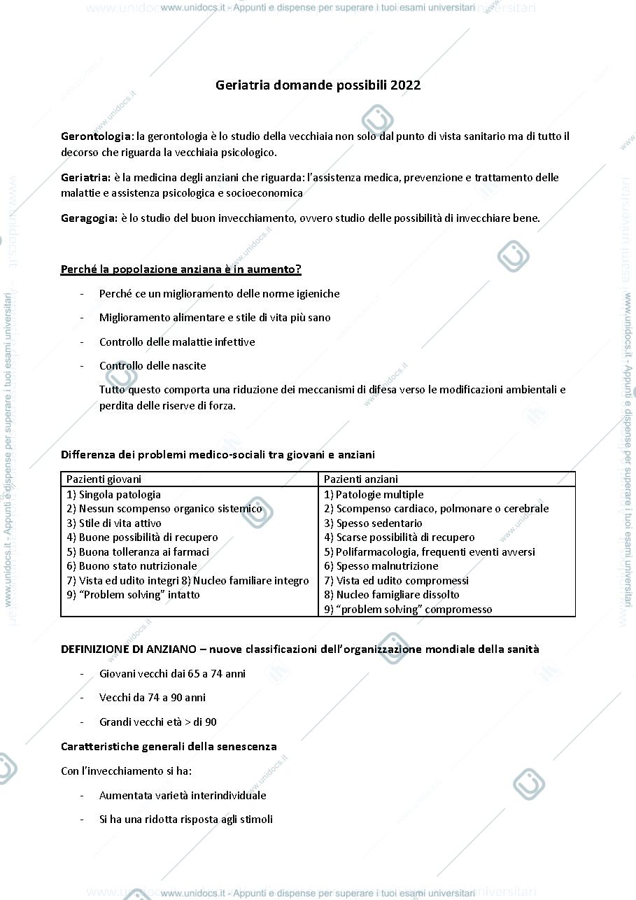 Anteprima pagina 1 — geriatria