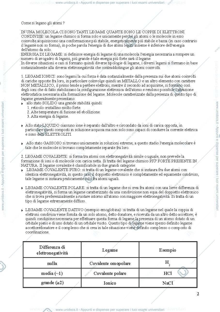 Anteprima pagina 2 — chimica e prop. biochimica