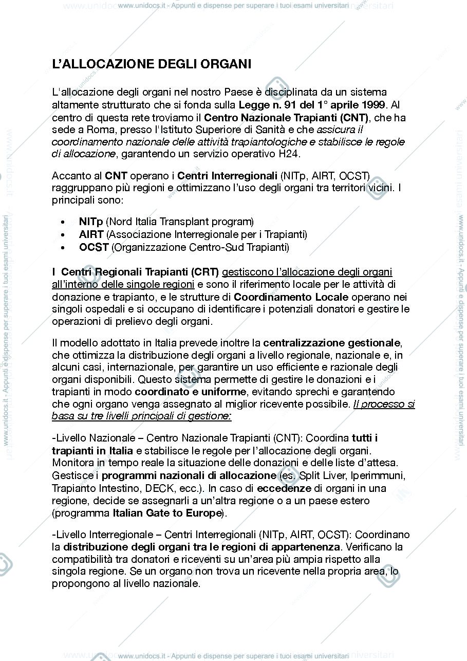 Anteprima pagina 1 — Trapianti 