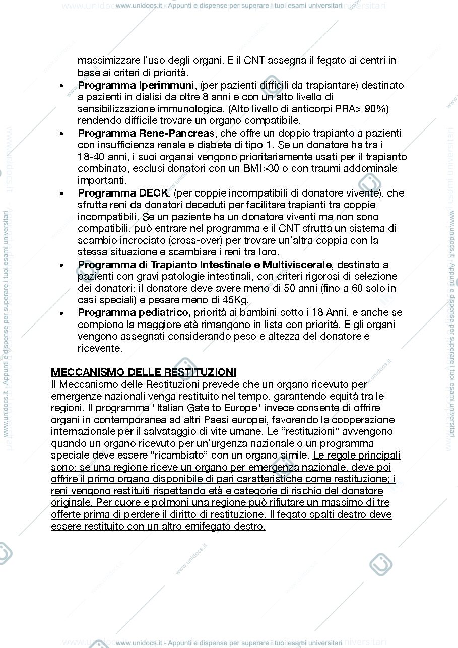 Anteprima pagina 3 — Trapianti 