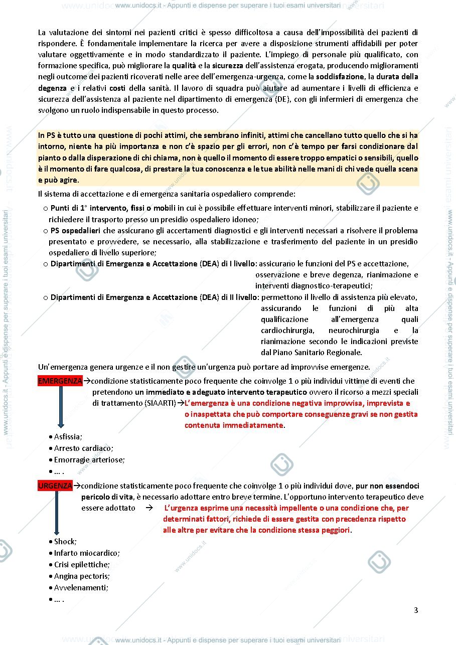 Anteprima pagina 3 — Infermieristica in area critica