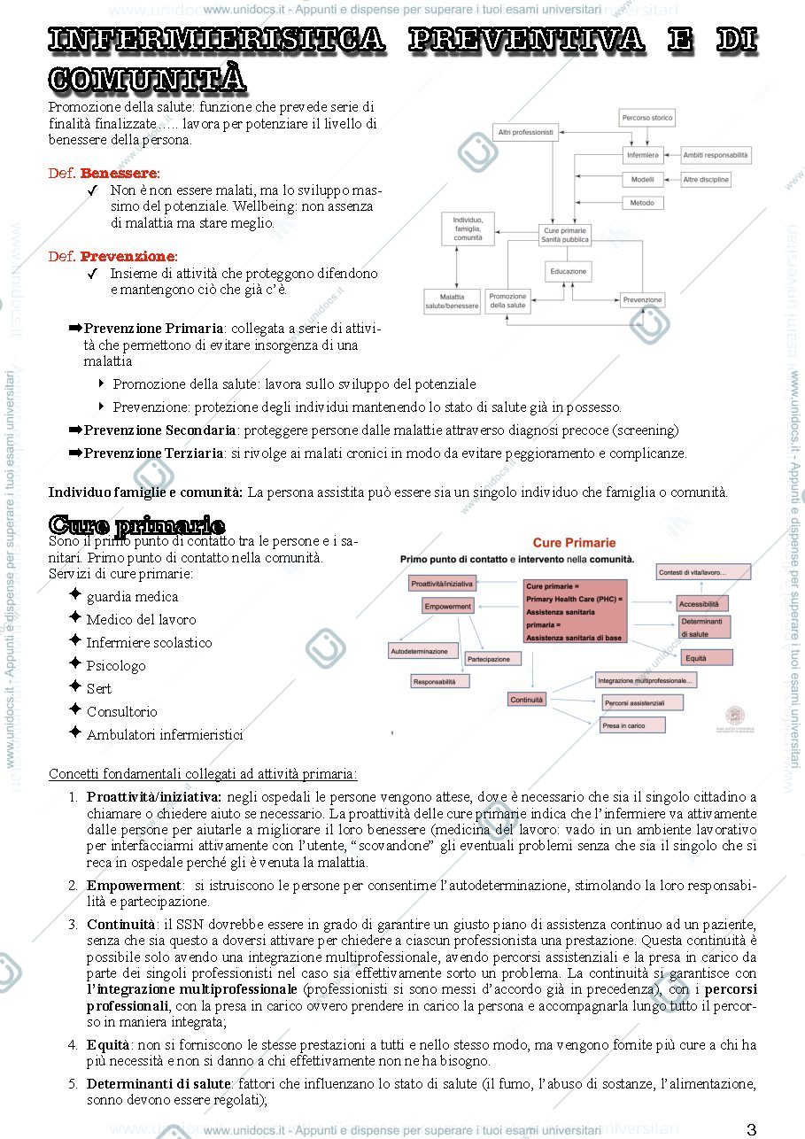 Anteprima pagina 3 — Infermieristica preventiva e della comunità