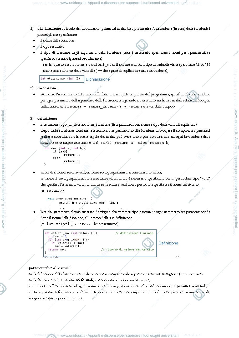 Anteprima pagina 2 — LE FUNZIONI