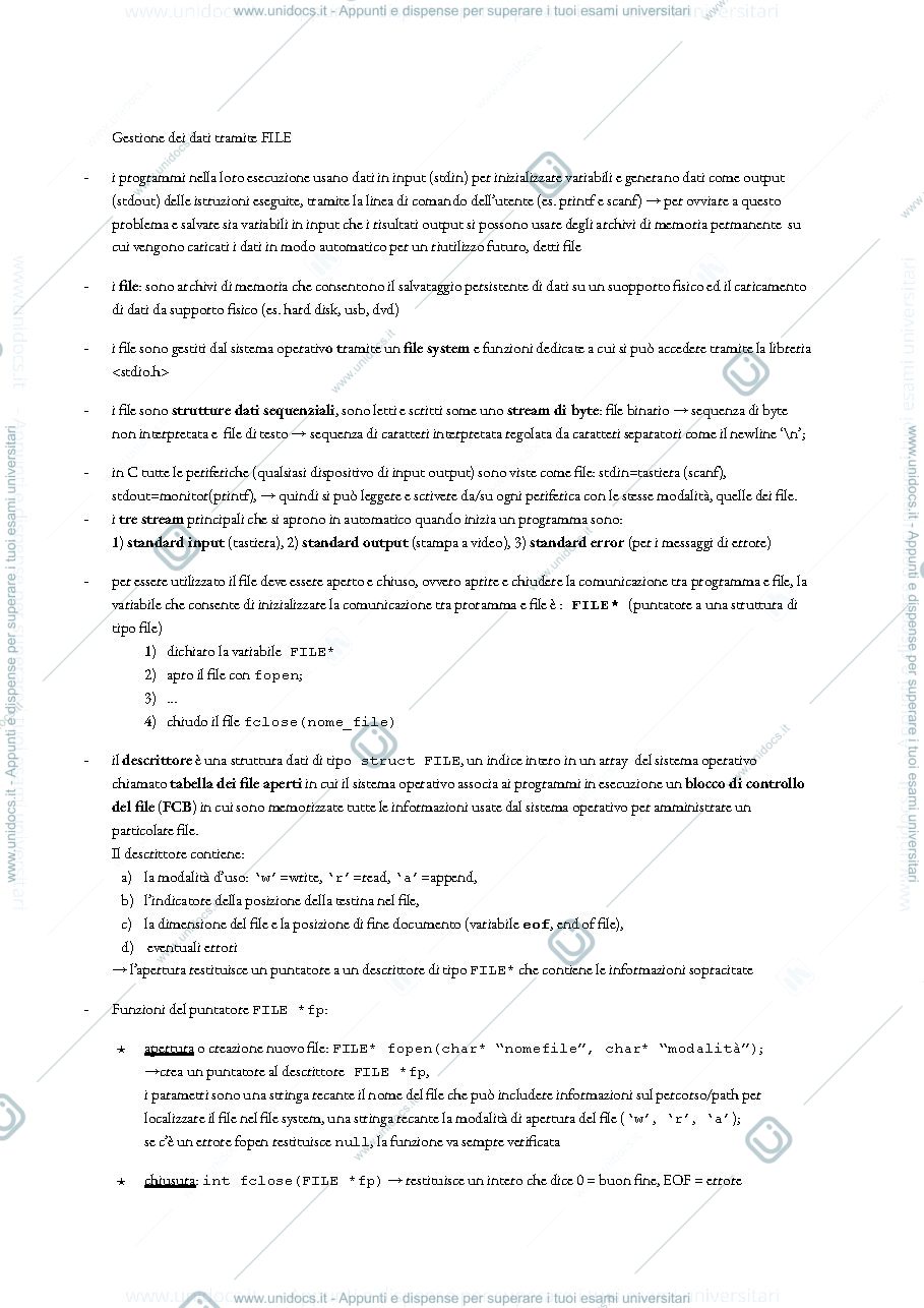 Anteprima pagina 1 — I file