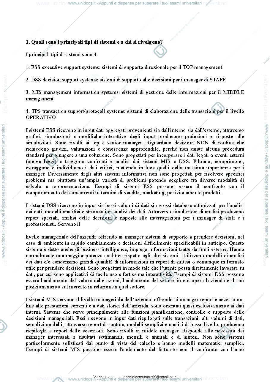 Anteprima pagina 2 — domande e risposte 