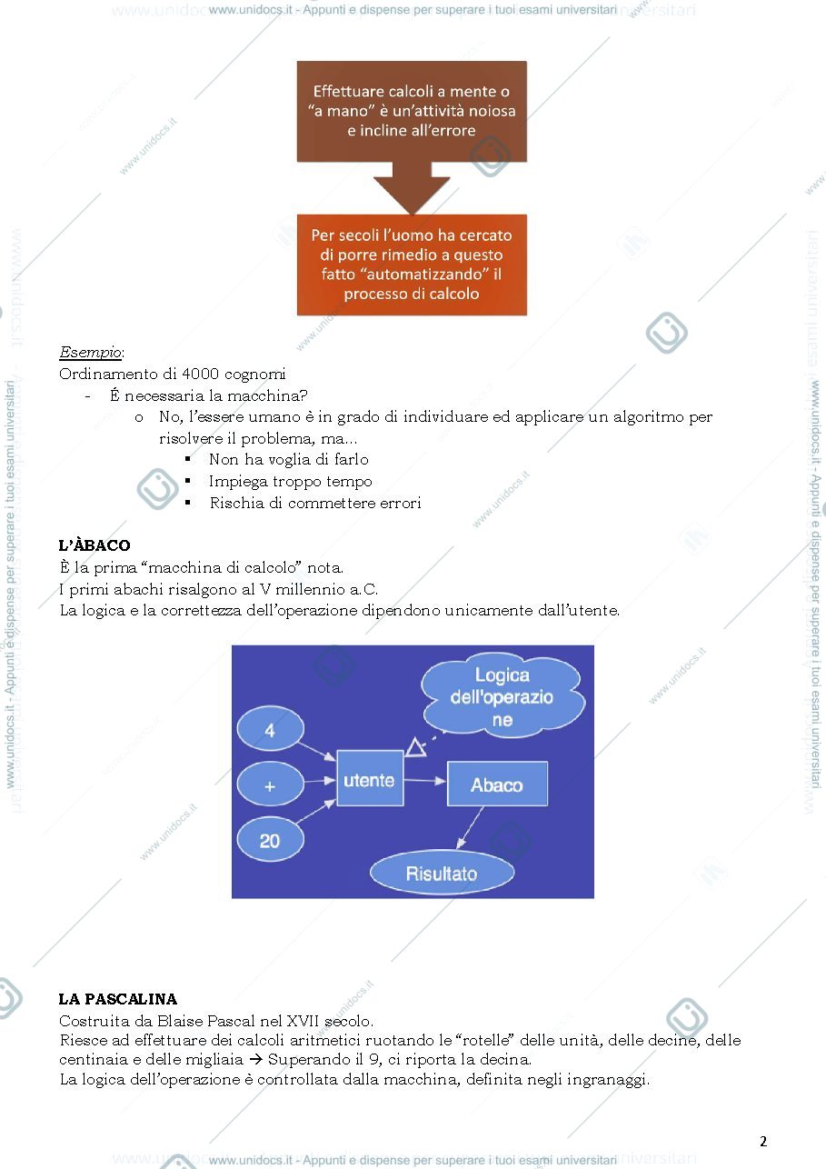 Anteprima pagina 2 — Appunti Informatica