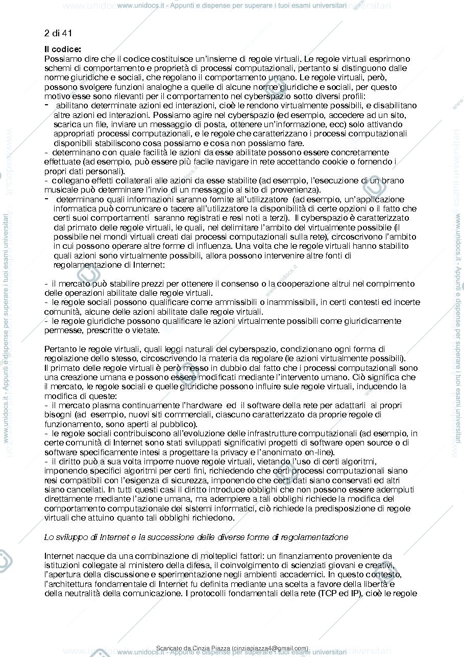 Anteprima pagina 3 — temi di diritto e dell'informatica