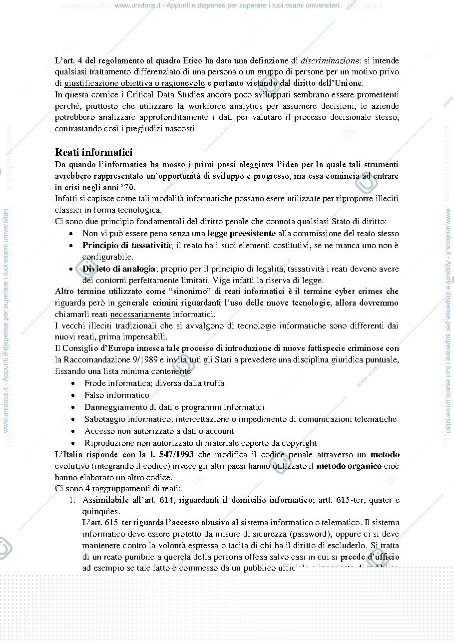 Anteprima pagina 3 — Appunti completi informatica giuridica