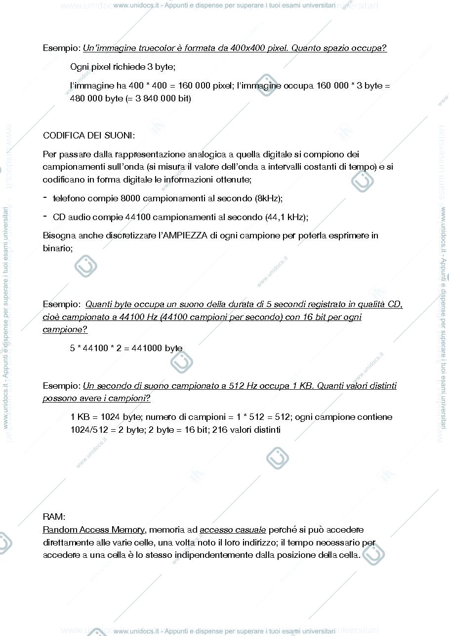 Anteprima pagina 3 — INFORMATICA I