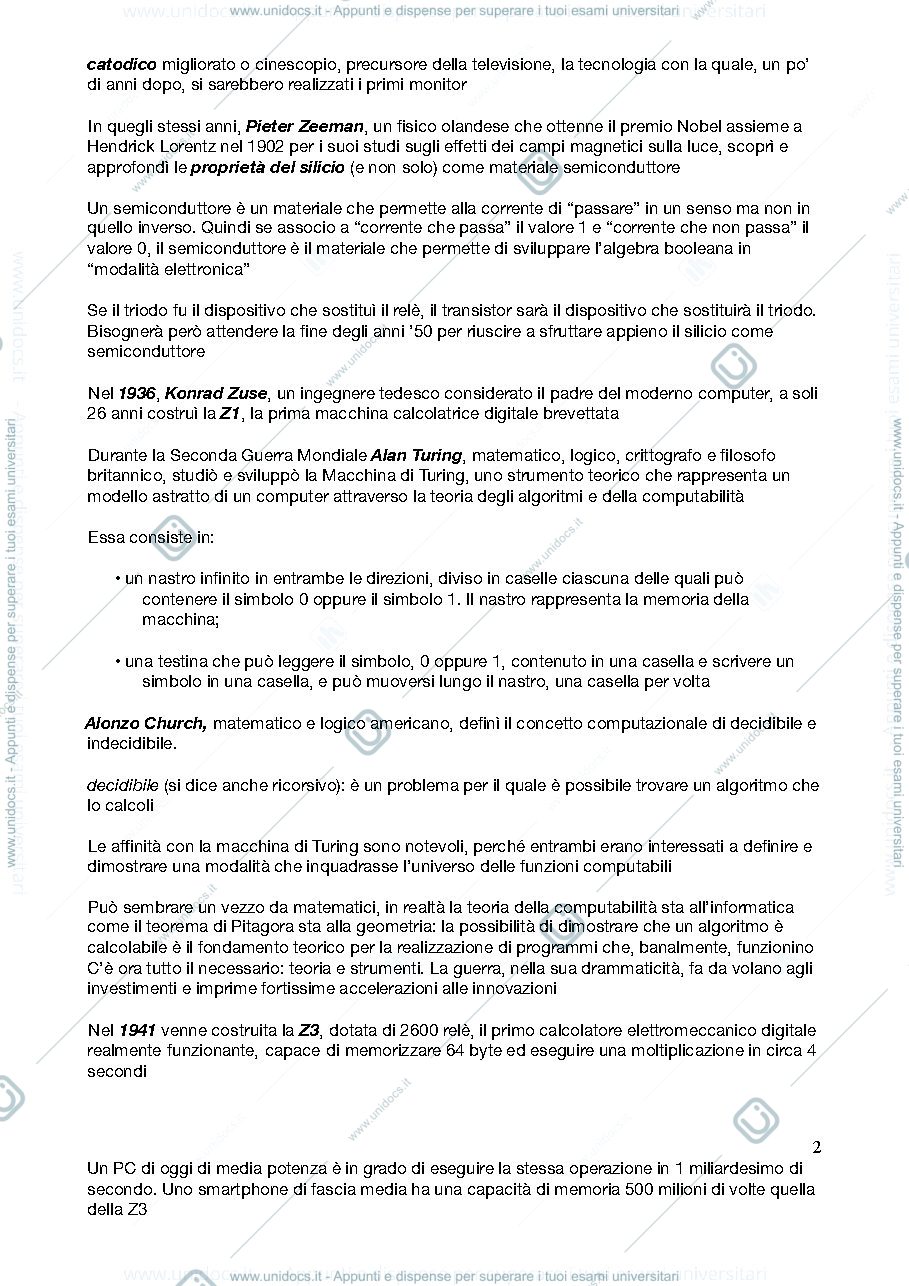 Anteprima pagina 2 — Appunti scritti a computer informatica per la comunicazione