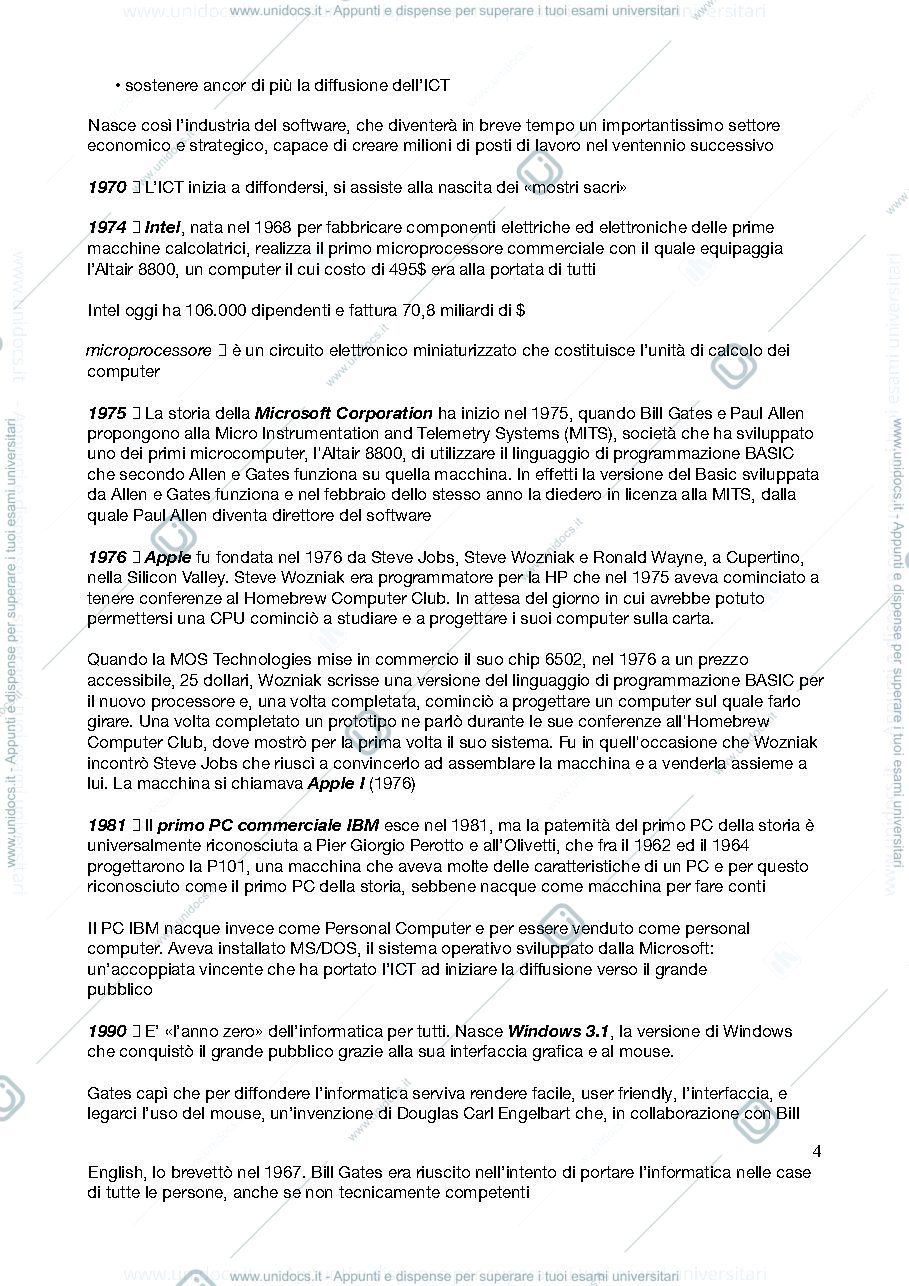 Anteprima pagina 4 — Appunti scritti a computer informatica per la comunicazione