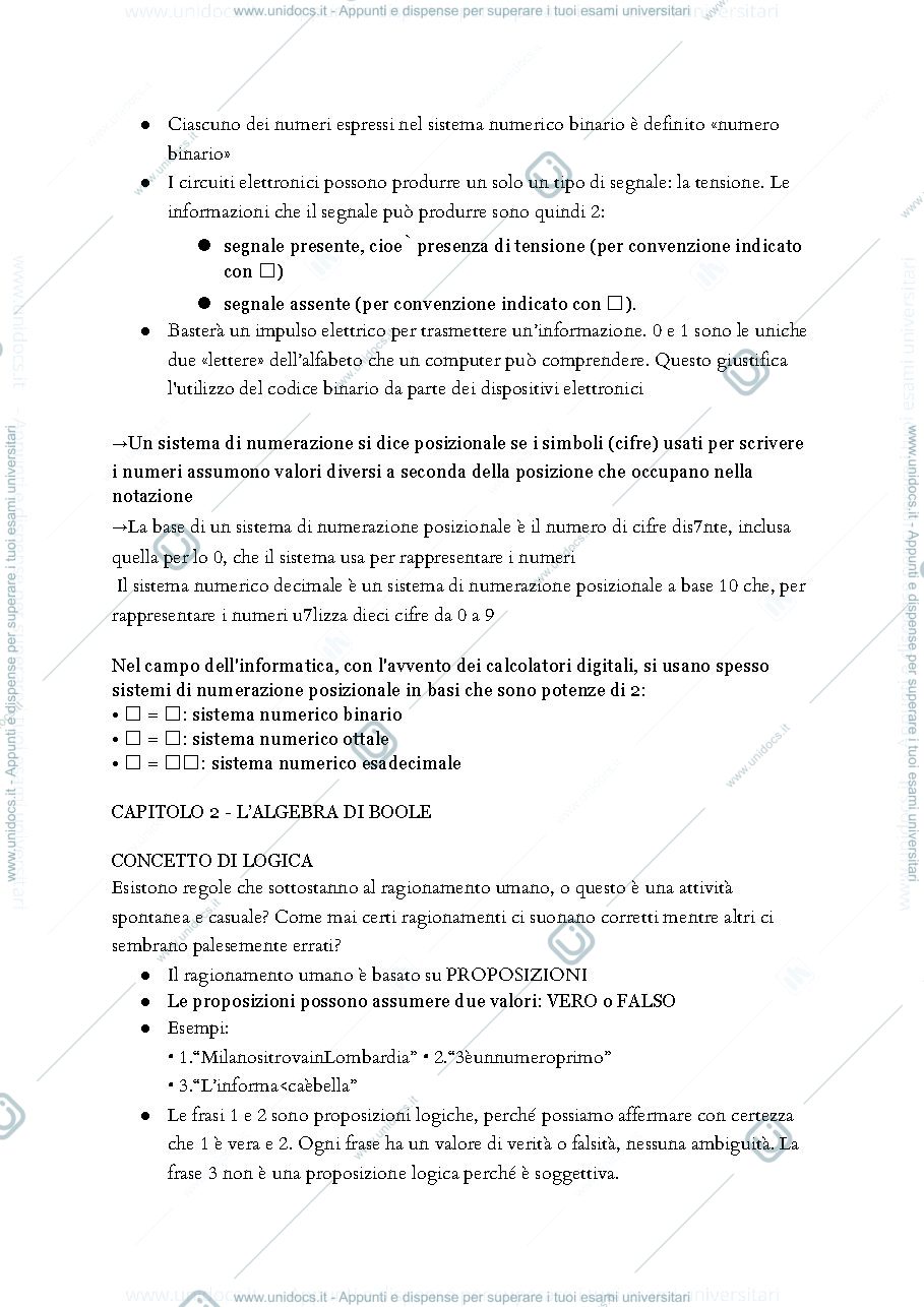 Anteprima pagina 2 — Riassunti di informatica