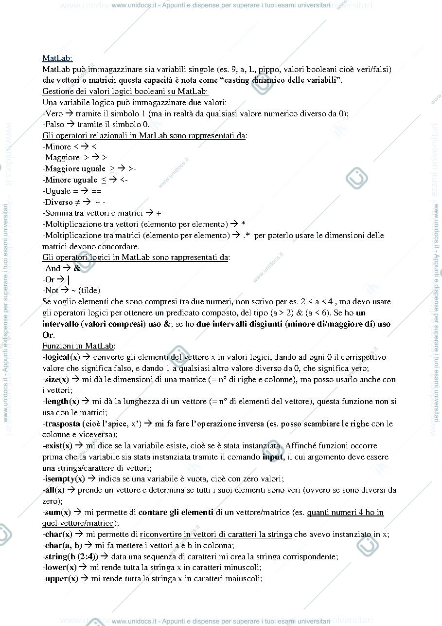 Anteprima pagina 1 — Sintassi delle funzioni di MatLab e Psychtoolbox prof. Frosini