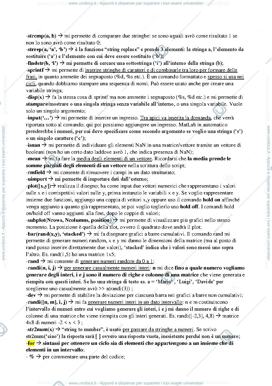 Anteprima pagina 2 — Sintassi delle funzioni di MatLab e Psychtoolbox prof. Frosini